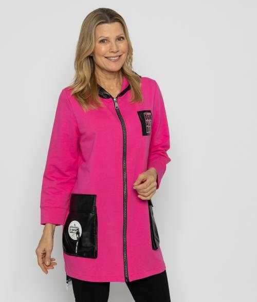 VANESSA STYLE Damen-Kapuzenjacke pink