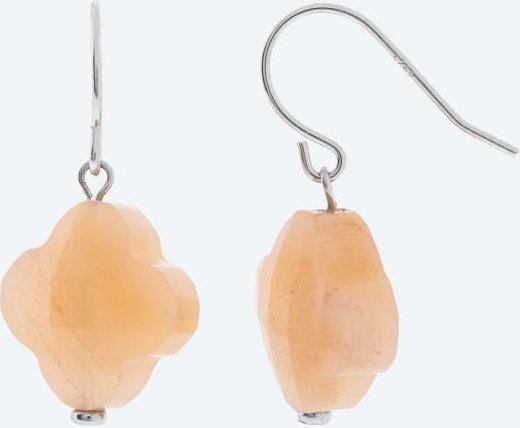 Ohrhänger 925 Silber Pink Aventurin