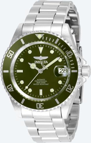INVICTA Automatikuhr "Pro Diver" grün