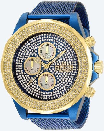 INVICTA Herrenuhr "Pro Diver" Quarz, Kristalle