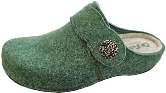 Dr. Feet Damenhausschuhe grün