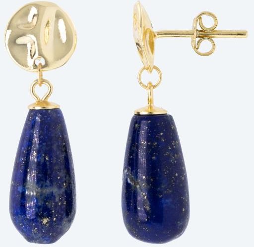 Ohrhänger 925 vergoldet Lapislazuli