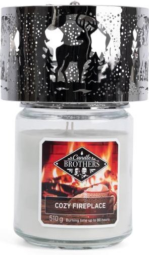 CB Duftkerzenset Kaminfeuer + Schirm