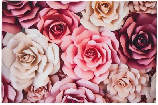 3D-Fußmatte Rosenmeer