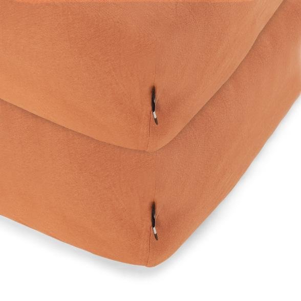 Bugatti Spannbettlaken 2er Set apricot