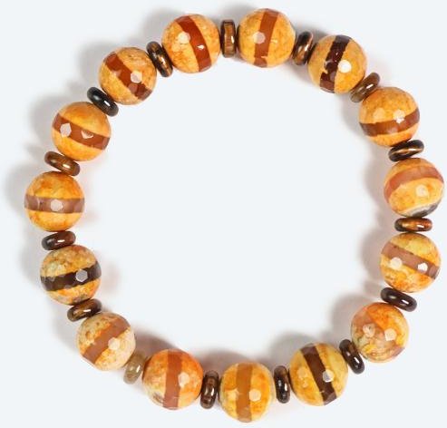 Armband Achat, Tigerauge