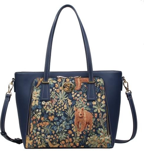 Henney Bear Shopper blau/multicolor
