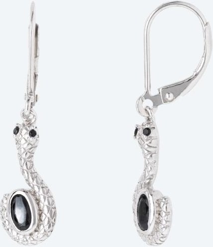 Ohrhänger 925 rhodiniert Spinell