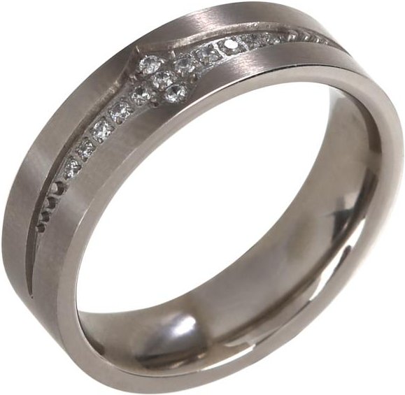 Ring Titan mit Zirkonia