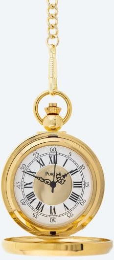 PortaS Tachenuhr "Dresden" Sonderedtion gold