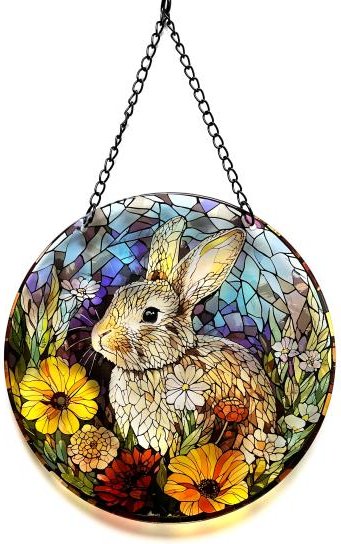 Fensterbild Hase 25cm