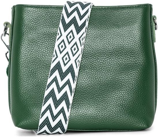 Lederhandtasche grün