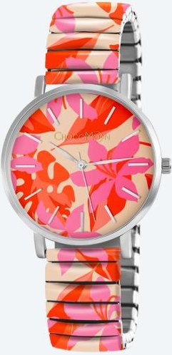 ChocoMoon Damenuhr "Dreamy Hibiscus" Quarz