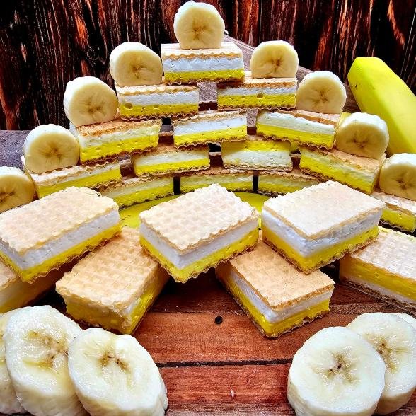 Waffeltörtchen Ondava mit Banane