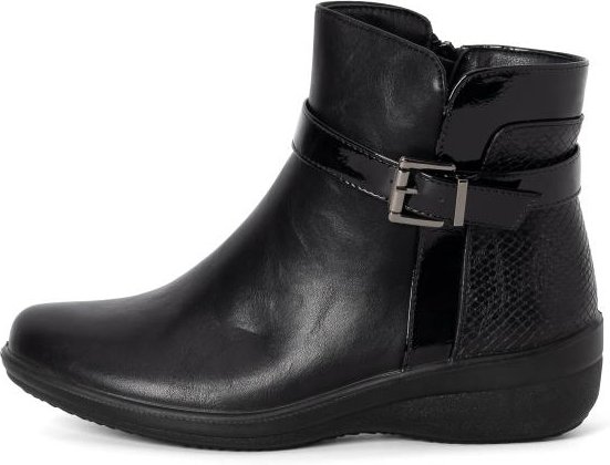 TOPWAY COMFORT Damenstiefeletten schwarz