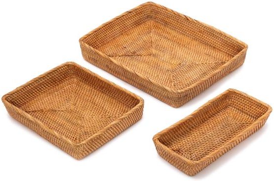Darimana Rattankörbe 3er Set