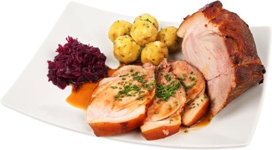 Krustenbraten Dunkelbiersoße