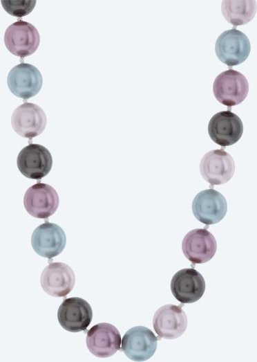 Collier Muschelkernperle 12mm multicolor