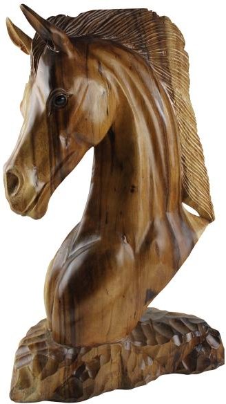 Darimana Pferdekopf Suarholz 50 cm