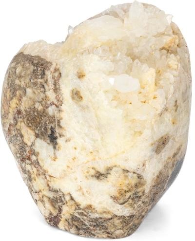 Freeform Bergkristall Geode