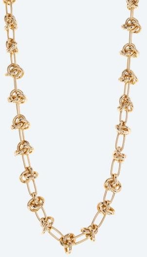 Collier Messing vergoldet Magnetverschluß