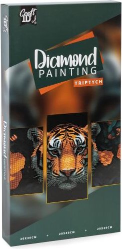 Diamond Painting Tiger 3tlg.