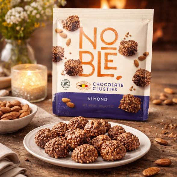 Noble Schoko-Clusties 200g