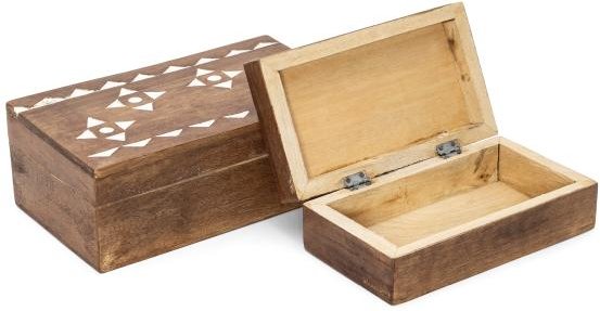 Kistenset Mangoholz 2tlg.