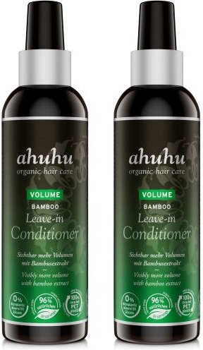 AHUHU BAMBOO LEAVE-IN Conditioner Spray 2x200ml