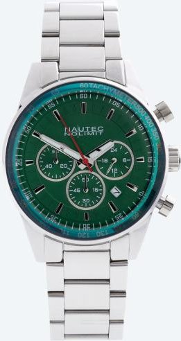 NAUTEC Herren-Chronograph "Thorulf T5" grün-silber