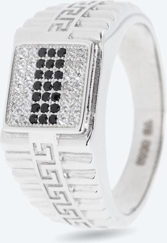 Ring 925 rhodiniert Zirkonia