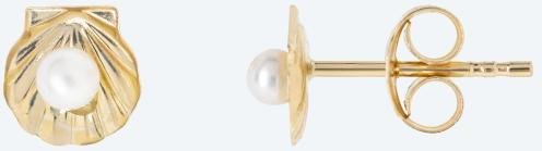 Ohrstecker 375 Gelbgold Süsswasserzuchtperle