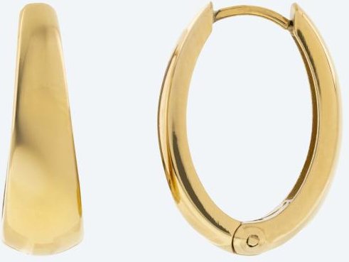 Creolen Edelstahl vergoldet