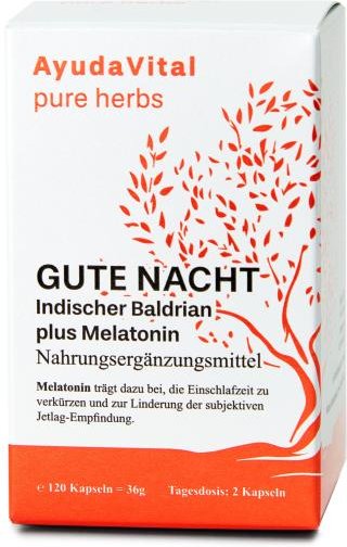 AYUDA VITAL Gute Nacht Indischer Baldrian 120 K