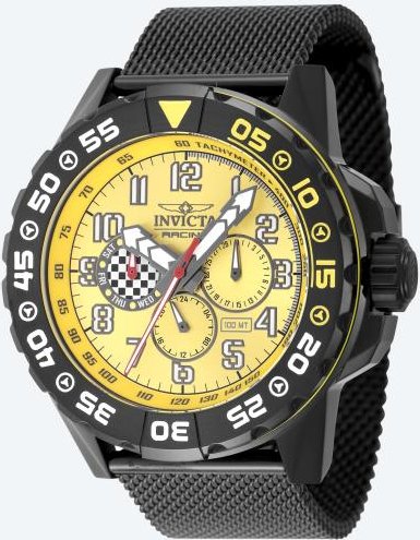INVICTA "Racing" schwarz-gelb