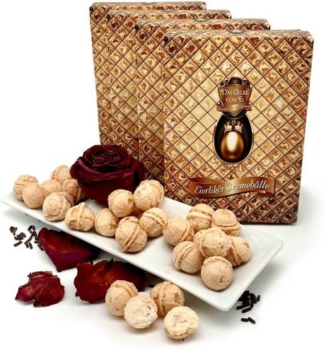 Waffelbälle mit Eierlikör-Cremefüllung 75g