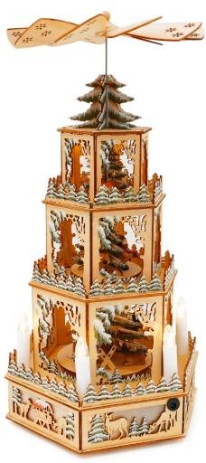 LED-Weihnachtspyramide 45cm