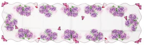 Thumbnail - Läufer Schmetterling 40x140cm lila