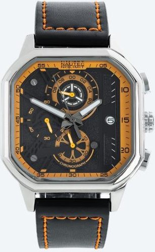 NAUTEC Herren-Chronograph "Altaso T2" schwarz