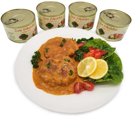 Frikadellen in Jägersauce 4er