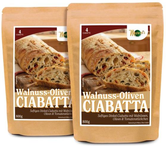 MarcelŽs Better Food - 8 Walnuss-Oliven-Ciabatte