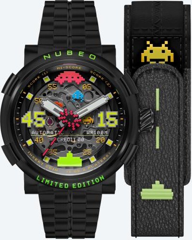 NUBEO Herrenuhr "Orion Automatic" schwarz