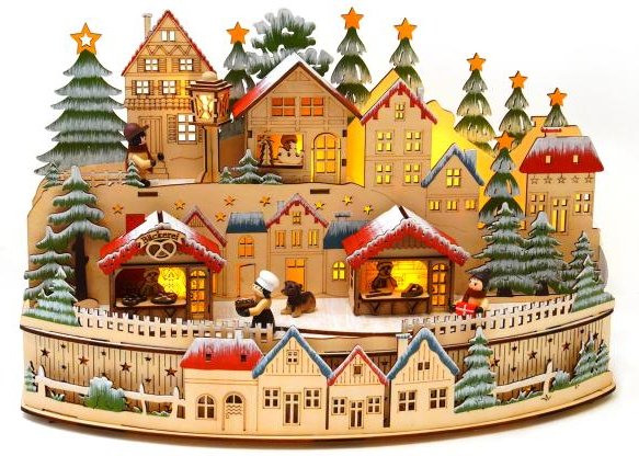 Winterdorf im Weihnachtszauber