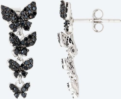 Ohrhänger 925 Sterling Silber Spinell