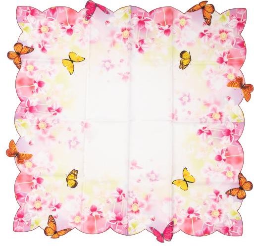Thumbnail - Mitteldecke Schmetterling pink gelb