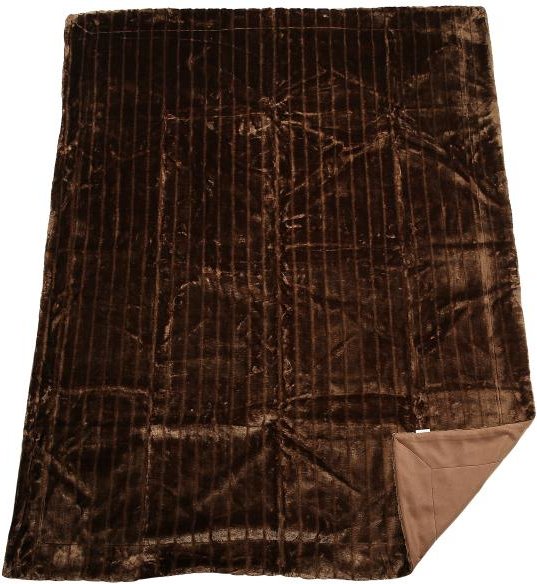 Nerz-Fellimitatdecke braun 150x200cm