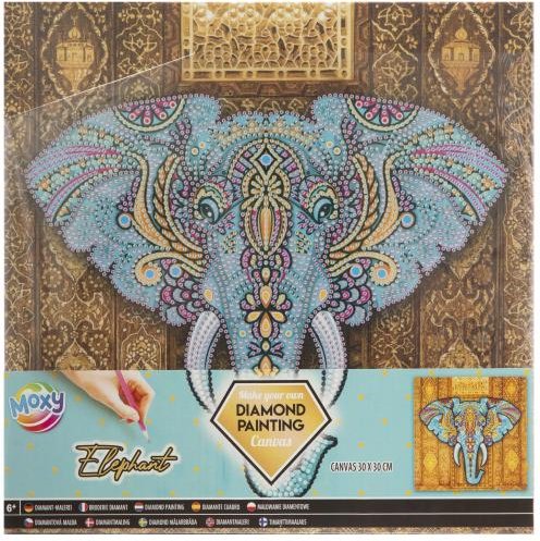 Diamond Painting Elefant 30x30
