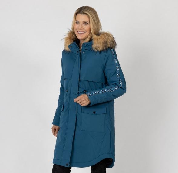 FASHION NEWS Longjacke, petrol