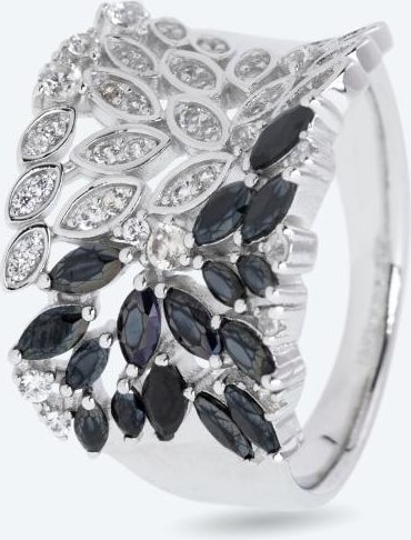 Ring 925 Silber rhodiniert Spinell