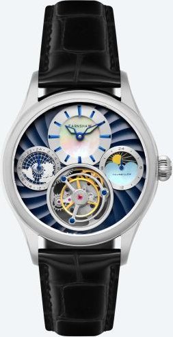 EARNSHAW Tourbillon "Celestial Huggins" blau